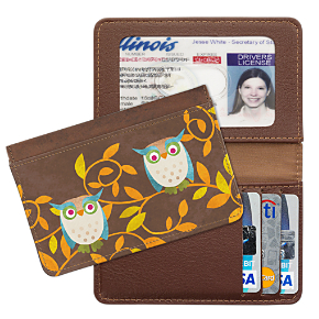 Challis &amp; Roos Awesome Owls Debit Card Holder