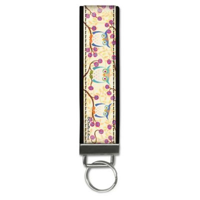 1800337084 - Challis and Roos Awesome Owls Wristlet Keychain