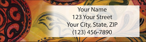 Tribal Soul Return Address Label