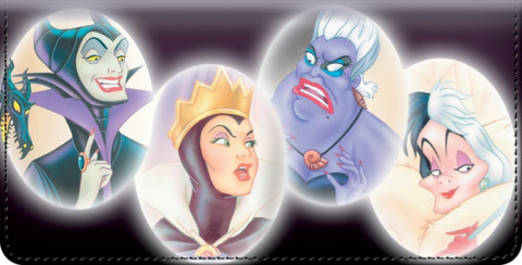 Disney Legendary Villains Checkbook Cover