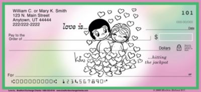 Love Is... Personal Checks