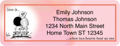 Love Is Return Address Label