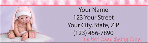 Cute As Can Be Baby Dolls Return Address Label