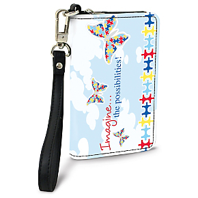 Autism: Imagine Small Wristlet Purse