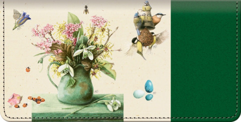 Marjolein's Garden Checkbook Cover