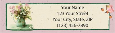 Marjolein's Garden Return Address Label