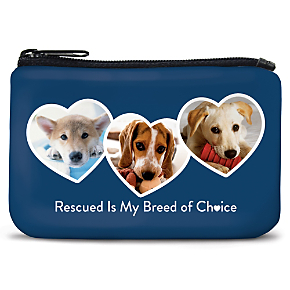 Rescued is My Breed of Choice Coin Purse