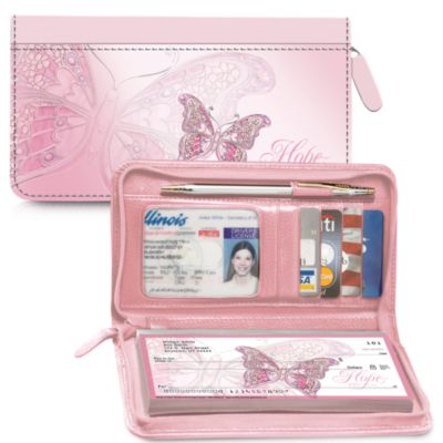 breast cancer awareness checkbook covers