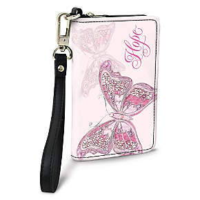 On the Wings of Hope Small Wristlet Purse