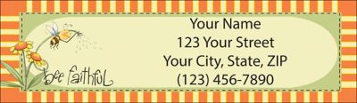 Just Bee Return Address Label