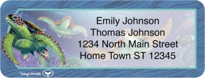 Wyland Sea Life Return Address Label