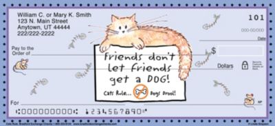 Cats Rule Personal Checks