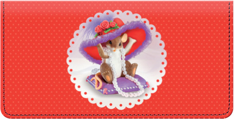Charming Tails Hat-titude Checkbook Cover