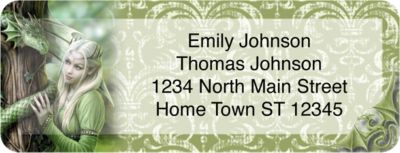 Gothic Princess Return Address Label