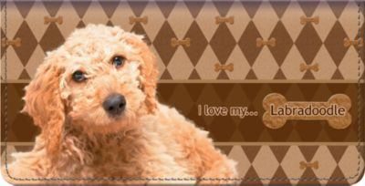 Labradoodle Checkbook Cover