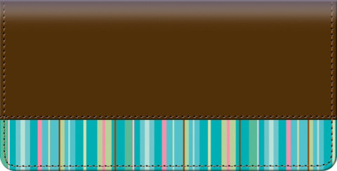 Stripes Checkbook Cover
