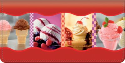 Ice Cream Dreams Checkbook Cover