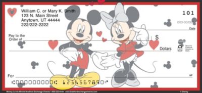 Mickey Loves Minnie Personal Checks