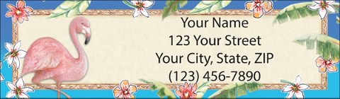 Parrot Bay Return Address Label