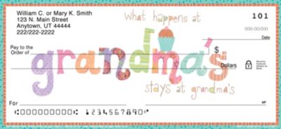 Grandkids Rule! Personal Checks