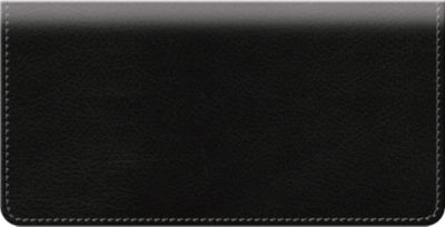 Black Classic Value Checkbook Cover