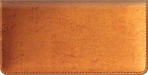 Metallic Copper Checkbook Cover