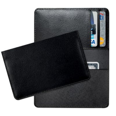 Black Leather Debit Card Holder