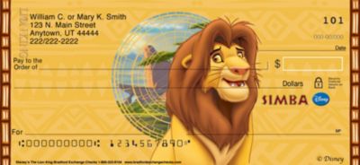 The Lion King Personal Checks