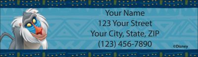 The Lion King Return Address Label