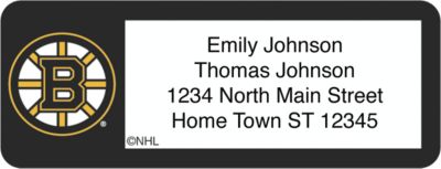 Boston Bruins&reg; NHL&reg; Return Address Label