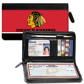 Chicago Blackhawks(R) Logo NHL(R) Zippered Checkbook Cover