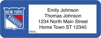 New York Rangers&reg; NHL&reg; Return Address Label