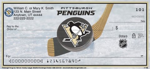 Pittsburgh Penguins(R) NHL(R) Personal Checks