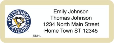 Pittsburgh Penguins(R) NHL(R) Return Address Label
