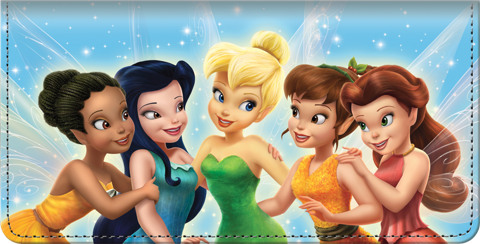 Tinker Bell &amp; Friends Checkbook Cover