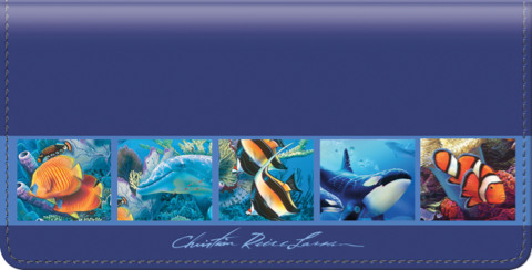 Lassen Under the Sea Checkbook Cover