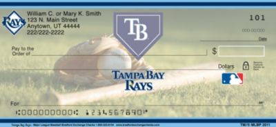 Tampa Bay Rays Logo Personal Checks - 4 Images