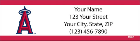 Los Angeles Angels of Anaheim(TM) MLB(R) Return Address Label