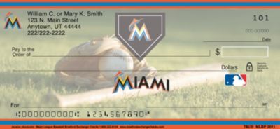 Miami Marlins(TM) MLB(R) Personal Checks