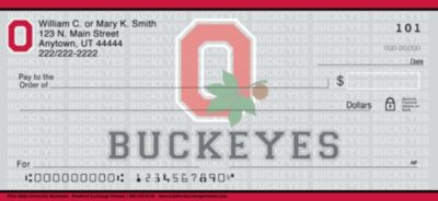 Ohio State University Buckeyes Checks