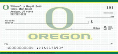 University of Oregon Ducks Personal Checks
