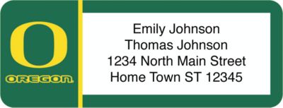 University of Oregon Return Address Label