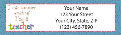 Teachers Rule! Return Address Label