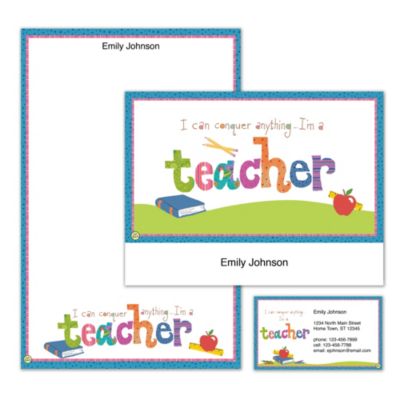 Teachers Rule! Personalized Stationery
