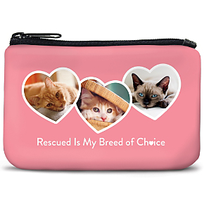 Rescued is Something to Purr About Coin Purse