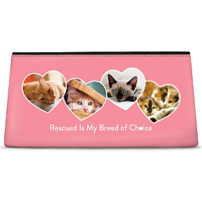 Rescued is Something to Purr About Cosmetic Bag