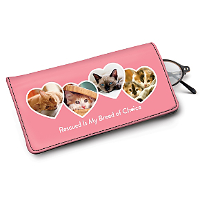 Rescued is Something to Purr About Eyeglass Case