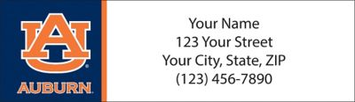 Auburn University Return Address Label