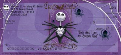 The Nightmare Before Christmas Personal Checks