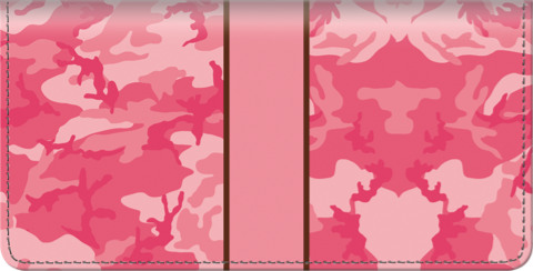 Pink Camo Checkbook Cover